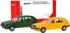 Herpa 012195-010 H0 Modèle réduit de voiture particulière Volkswagen Golf II 4 portes, vert olive et jaune-gueux