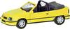 Herpa 421027 H0 Modèle réduit de voiture particulière Opel Cadett E Gsi Cabrio, Jamaicagelb