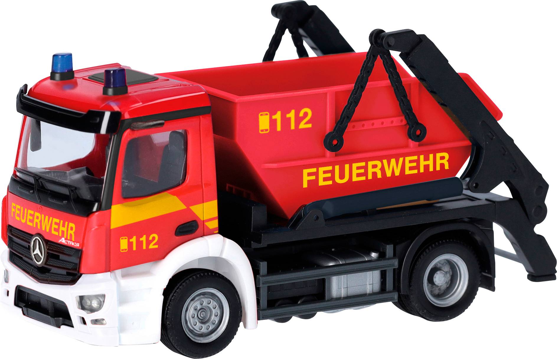 Herpa 98250 H0 Modèle réduit de véhicule prioritaire Mercedes Benz Eversion d'extracteur AK12 Actros S « pompiers »