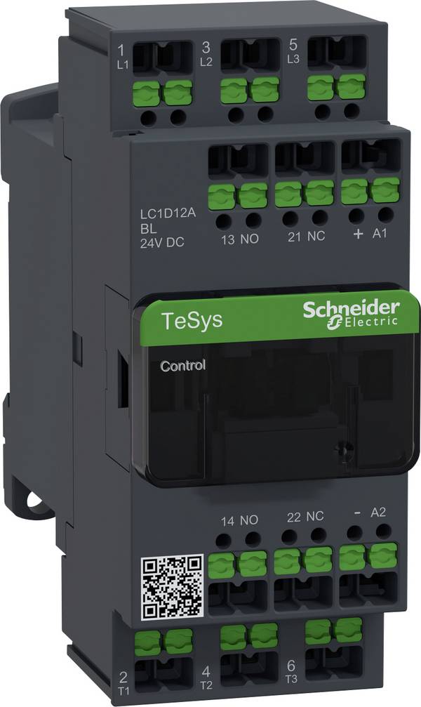 Schneider Electric LC1D12ABL Contacteur de puissance  3 NO (T) 5.5 kW   avec diode de protection  Piece 1 pc(s)