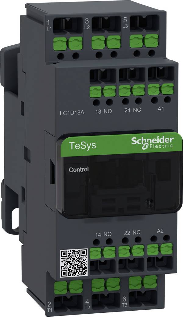 Schneider Electric LC1D18AY7 Contacteur de puissance  3 NO (T) 7.5 kW   avec contact auxiliaire  Piece 1 pc(s)