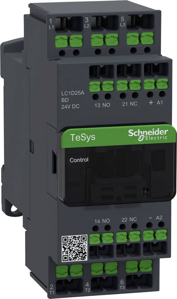 Schneider Electric LC1D25ABD Contacteur de puissance  3 NO (T) 11 kW   avec diode  Piece 1 pc(s)
