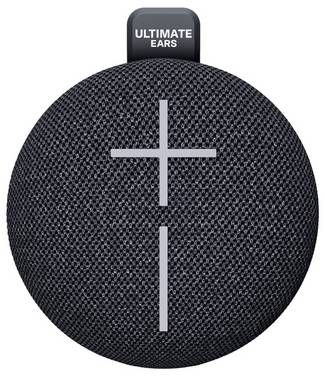 Ultimate Ears Miniroll Enceinte Bluetooth étanche à l'eau, étanche à la poussière, protégée contre les projections d'eau, portable noir