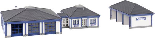 Faller 231725 N Bâtiment THW avec hall de voiture