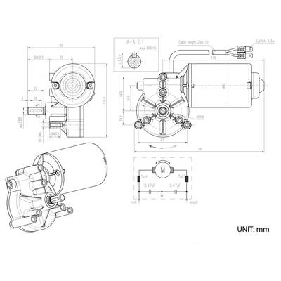 TRU COMPONENTS Motoréducteur c.c TC-NZD2580-24-1.5 TC-13652904 24 V/DC 1.5 Nm 240 tr/min Diamètre de l'arbre: 9 mm 1 pc(-4