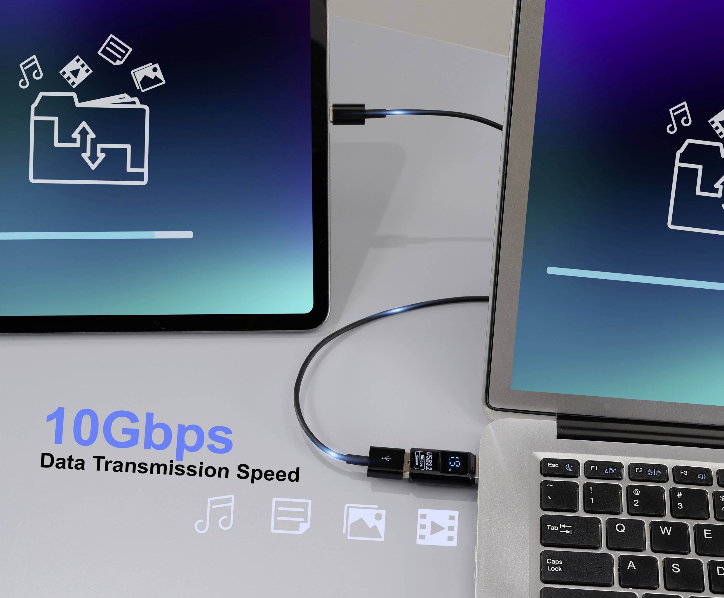 Vitesse de transmission de données de 10 Gbps