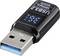 Un adaptateur USB 3.2 avec un affichage numérique indiquant « W : 0,0 A, V : 5,1 » mesurant la puissance et la tension, doté d'un boîtier noir.