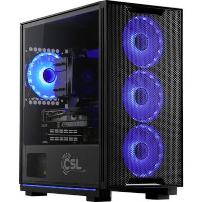 CSL Computer PC de gaming M12100H AMD Ryzen 7 8700F 5 GHz 32 GB RAM 1 TB SSD Nvidia GeForce RTX 5060 Ti 16 GB GDDR7 9422-0