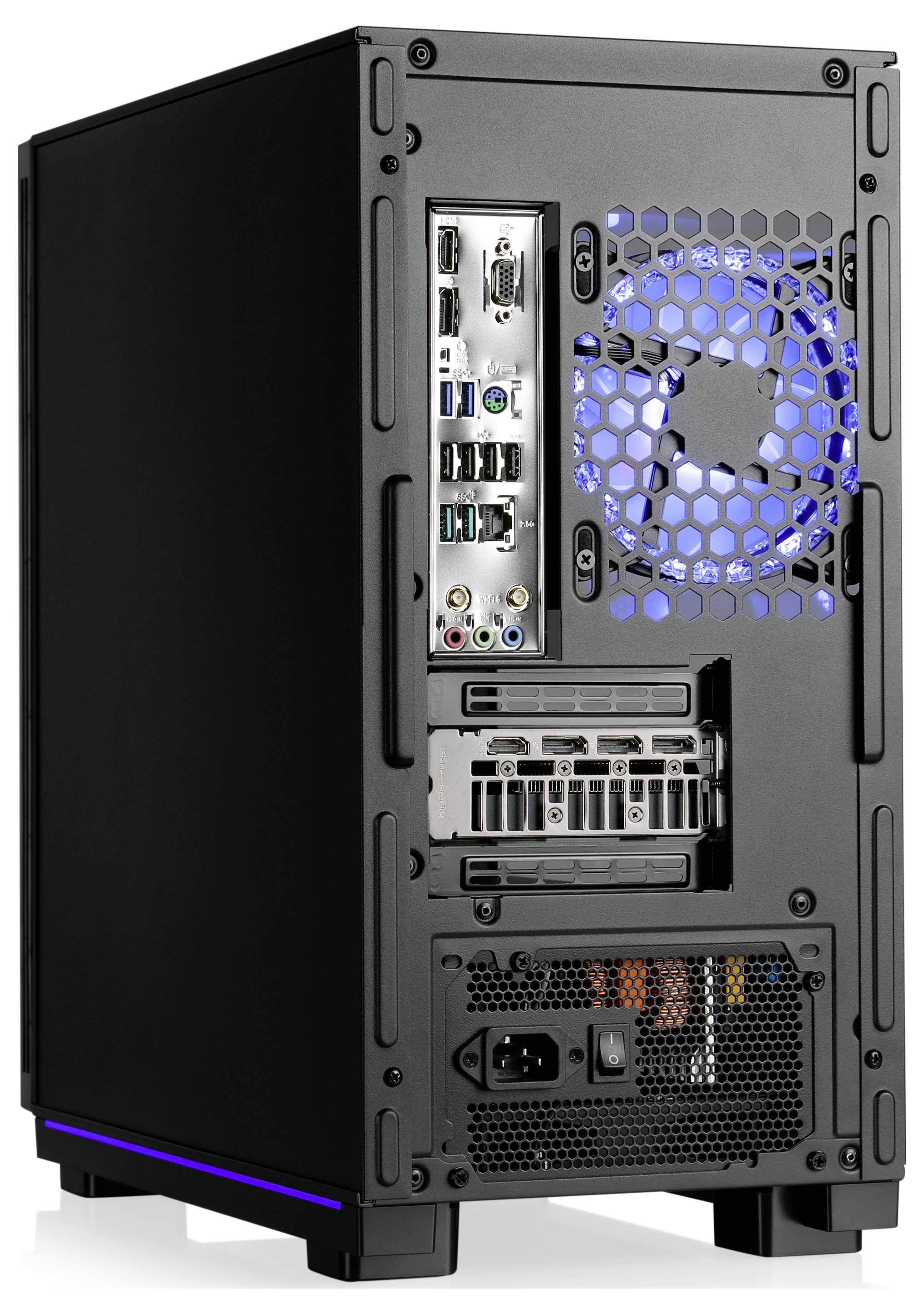 CSL Computer PC de gaming M12100H AMD Ryzen 7 8700F 5 GHz 32 GB RAM 1 TB SSD Nvidia GeForce RTX 5060 Ti 16 GB GDDR7 9422-4