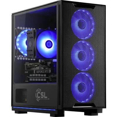 CSL Computer PC de gaming M12160H Intel® Core™ Ultra 7 265KF 5.5 GHz 32 GB RAM 2 TB SSD Nvidia GeForce RTX 5060 Ti 16 GB-0