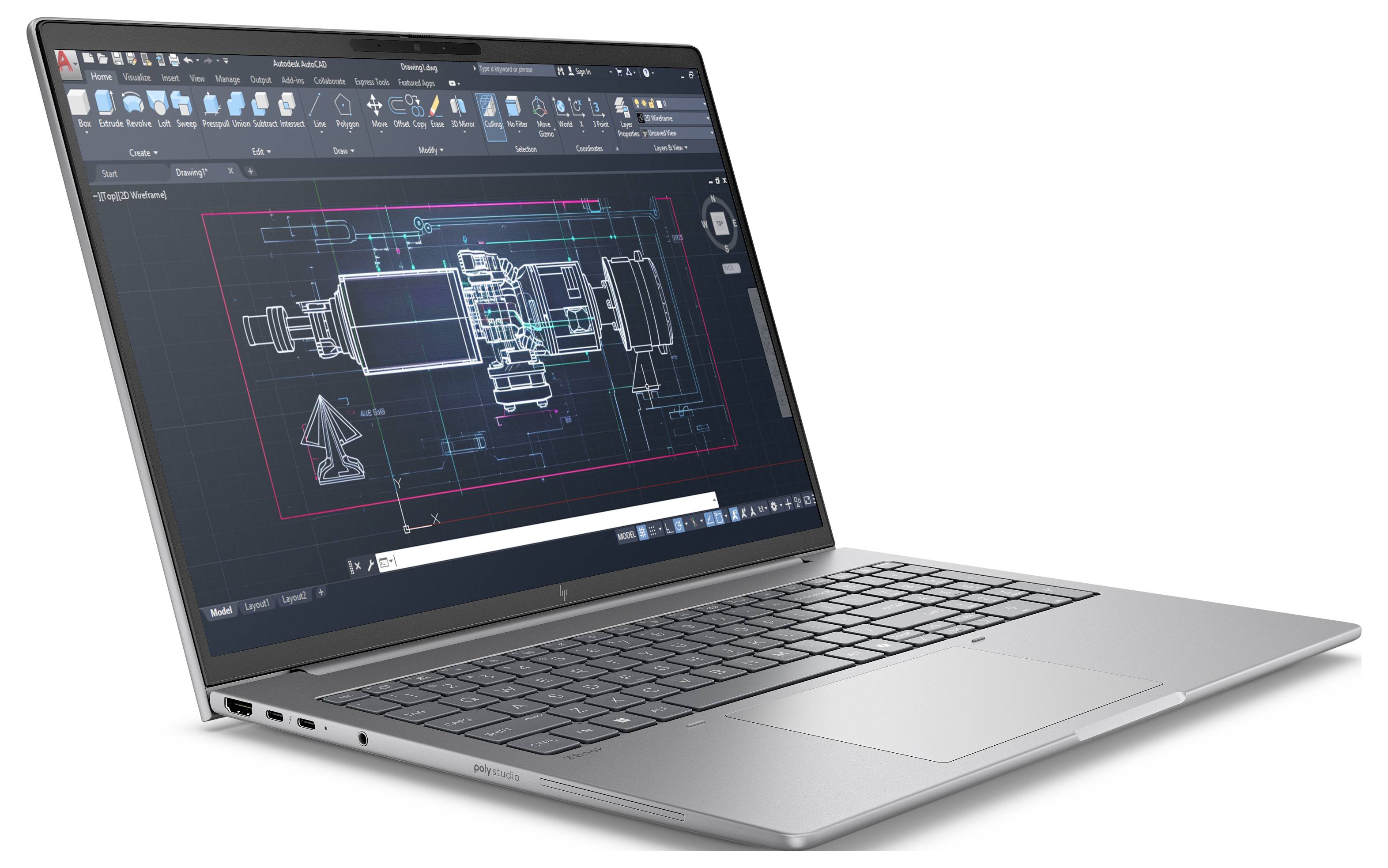 HP Station de travail pour ordinateur portable ZBook 8 G1i 40.6 cm (16 pouces) WUXGA Intel® Core™ Ultra 7 (Series 2) 255-1