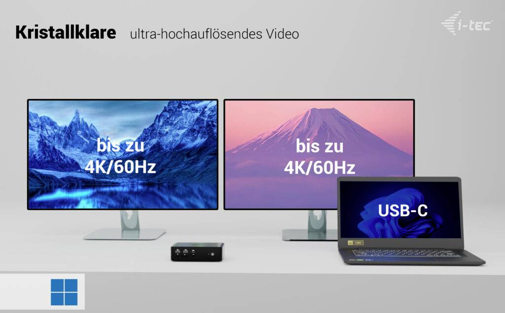 i-tec Station d'accueil USB4® / Thunderbolt™ 4 Thunderbolt5 Quattro Display Docking Station + Power Delivery 140W-9