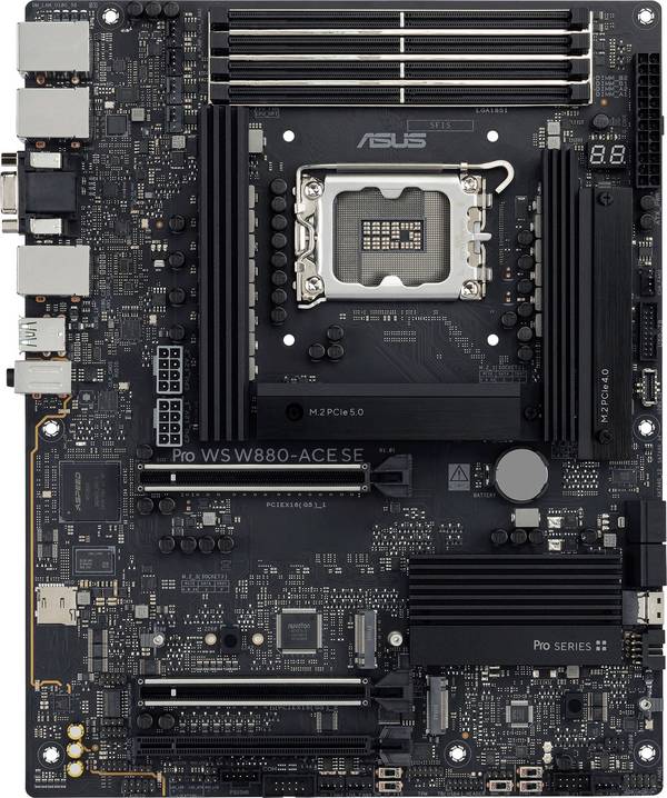 Asus PRO WS W880-ACE Carte mère Socket (PC) Intel® LGA 1851 Facteur de forme (détails) ATX Chipset de la carte mère Intel® W880
