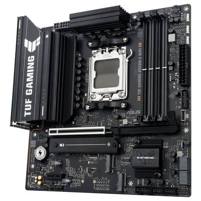 Asus TUF B850M-E Carte mère Socket (PC) AMD® AM5 Facteur de forme (détails) Micro-ATX Chipset de la carte mère AMD® B850-3