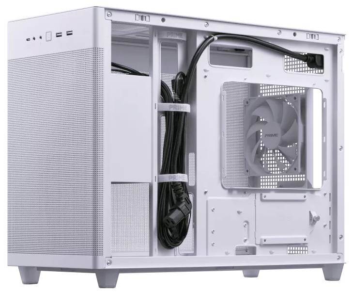 mini-tour Asus AP201 Boîtier PC blanc-6