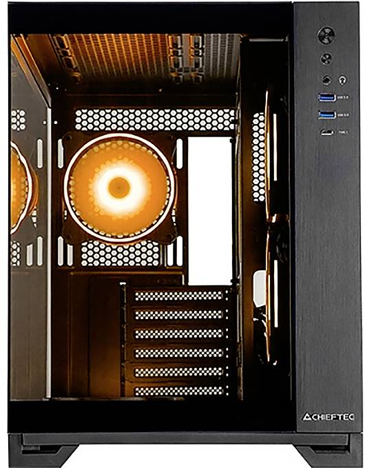 HTPC Chieftec GM-30B-TG-OP Boîtier PC noir-1