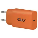 club3D CAC-3023 Chargeur USB 30 W USB-C® mâle Power Delivery 3.0 orange intérieure