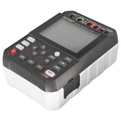 Un testeur de résistance d'isolation numérique avec un grand écran et des boutons de commande, utilisé pour mesurer la résistance d'isolation électrique.