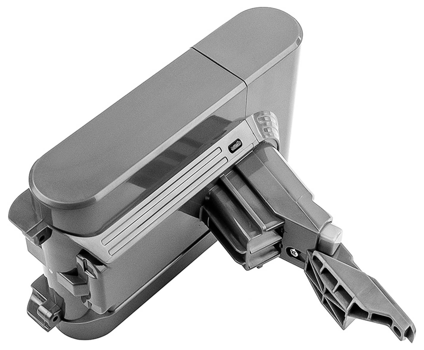 Un bras robotique gris en position de travail, montrant les détails de la mécanique, adapté aux applications industrielles ou techniques.