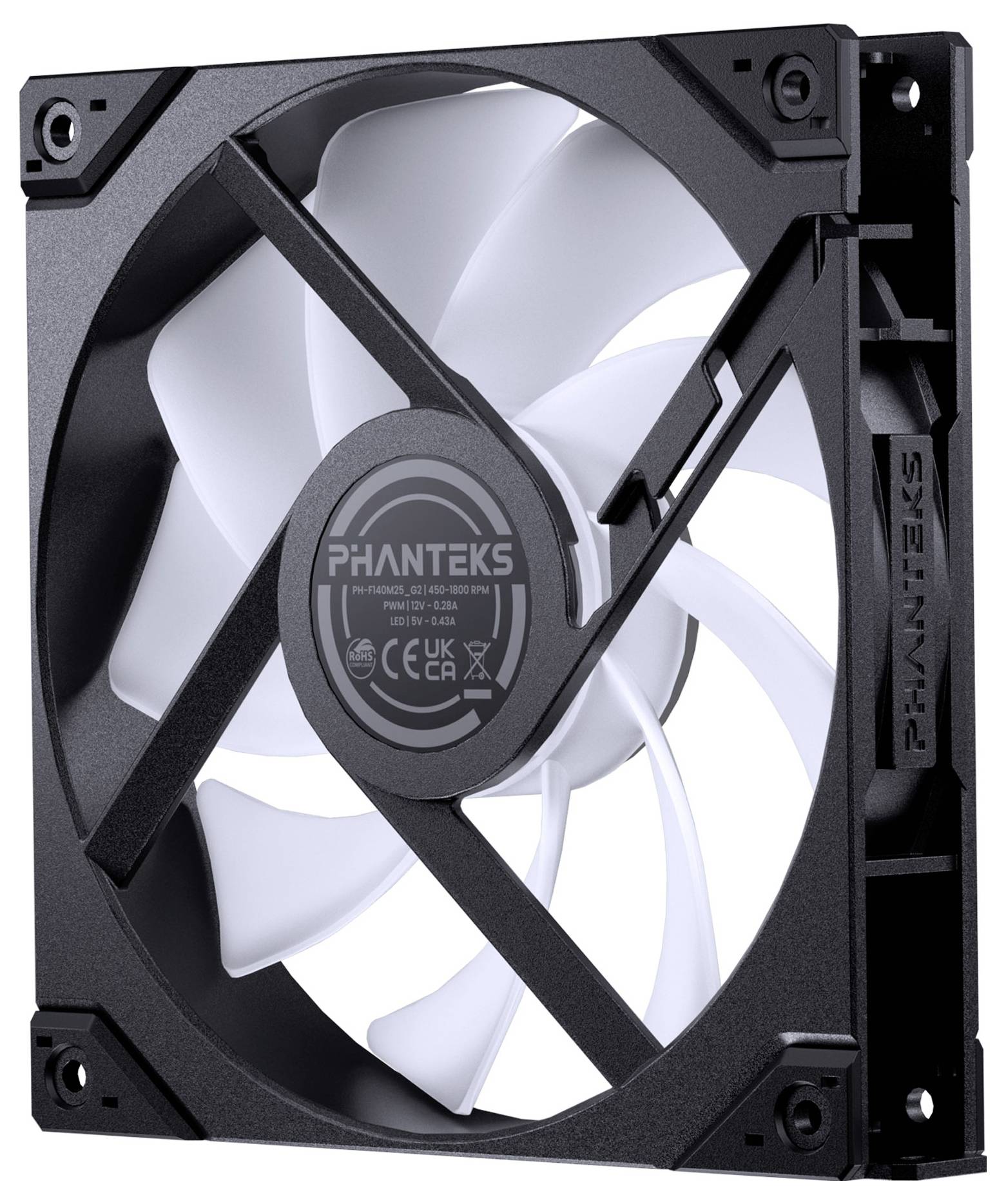 Phanteks PH-F140M25_G2_DBK01_3P Ventilateur pour PC multicolore-3