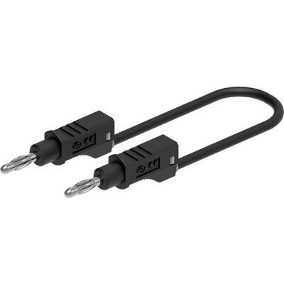 Electro PJP 2112-CD1-100N Cordon de mesure banane mâle 4 mm 100 cm noir 1 pc(s)-0