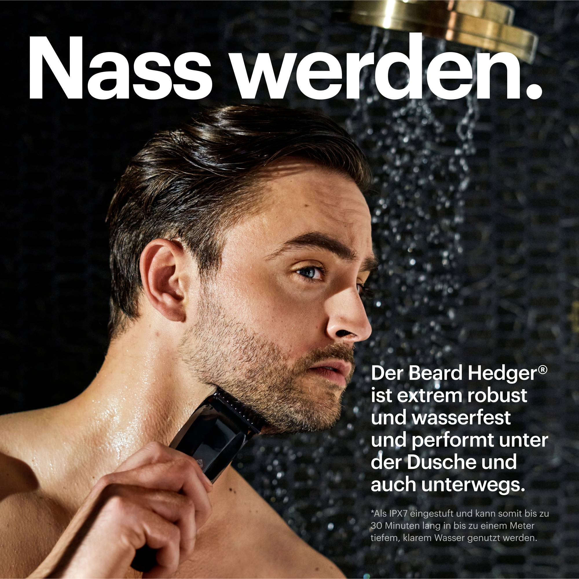 MANSCAPED Beard Hedger Essentials Kit Tondeuse à barbe noir-4