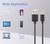 Câble USB-C et USB-A entourés d'appareils tels qu'un smartphone, une tablette, un ordinateur portable, des écouteurs et un étui de téléphone, étiquetés « Applications variées ».