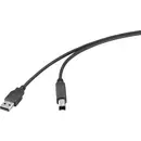 Renkforce Câble USB USB 2.0 USB-A mâle, USB-B mâle 1.00 m noir RF-6830426