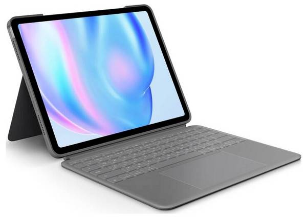 Logitech Combo Touch iPad Air 13" (M2/2024)/iPad Air 13" (M3/2025) Clavier pour tablette avec étui Adapté à la marque (tablette): Apple iPad Air 13" (M3, 2025), iPad Air 13" (M2, 2024)  Apple iOS®