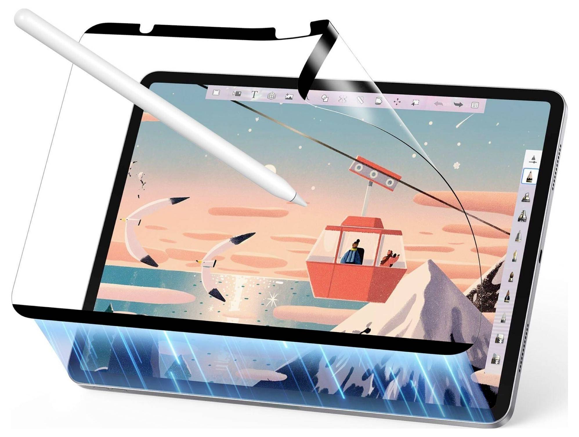 ESR Paper-Feel Film de protection pour écran Apple IPad 11 (A16, 2025) 1 pc(s) 1E07601001-1