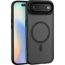 Renkforce RF-6830724 Coque arrière Apple iPhone Air noir, transparent compatible avec MagSafe, chargement par induction