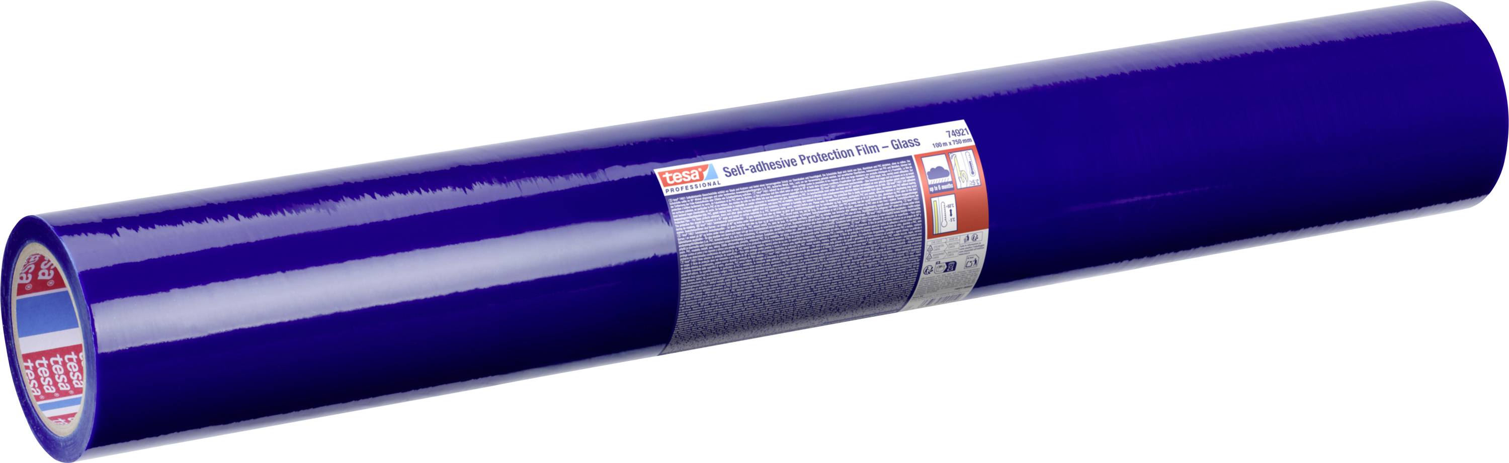 tesa 74921 74921-00002-00 Film de masquage tesa® Professional bleu (L x l) 100 m x 75 cm 100 m-0