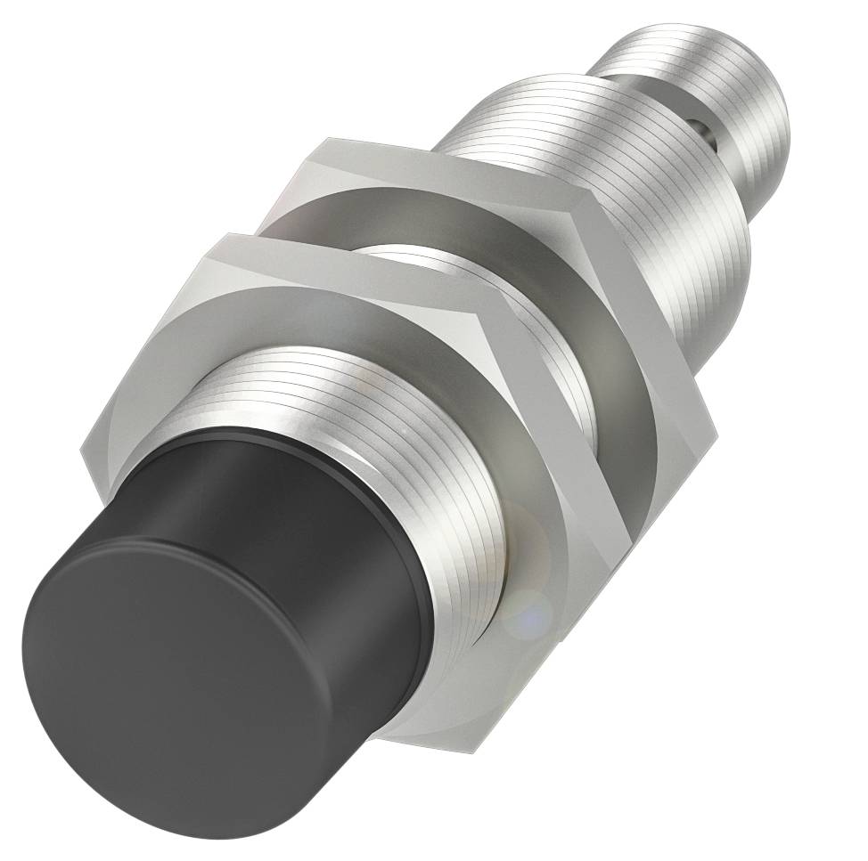 Capteur de proximité inductif de la série M avec boîtier métallique cylindrique. Adapté pour la détection automatique et les systèmes de commande.