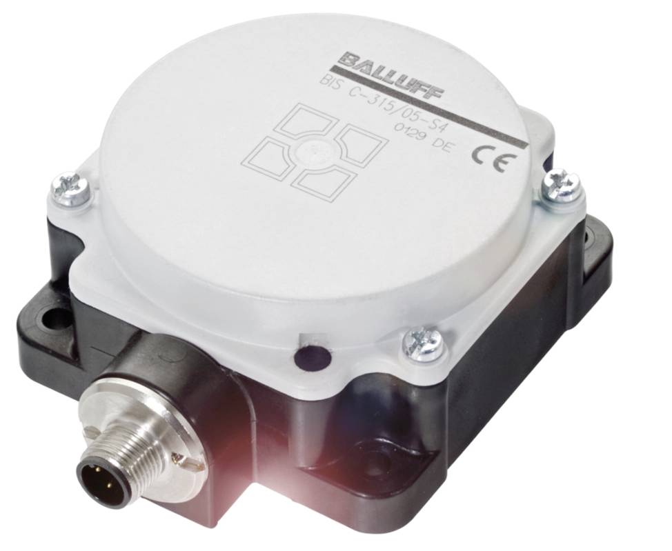 Un capteur inductif de Balluff avec boîtier métallique et connecteur enfichable, adapté aux applications industrielles.