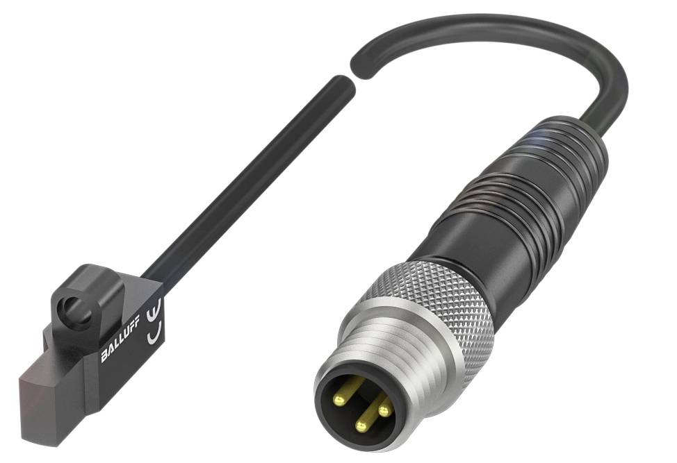 Capteur Balluff avec câble et connecteur pour l'automatisation industrielle