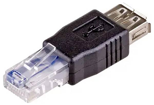 Akyga USB Adaptateur [1x USB 2.0 type A femelle - 1x RJ45 femelle] AK-AD-27