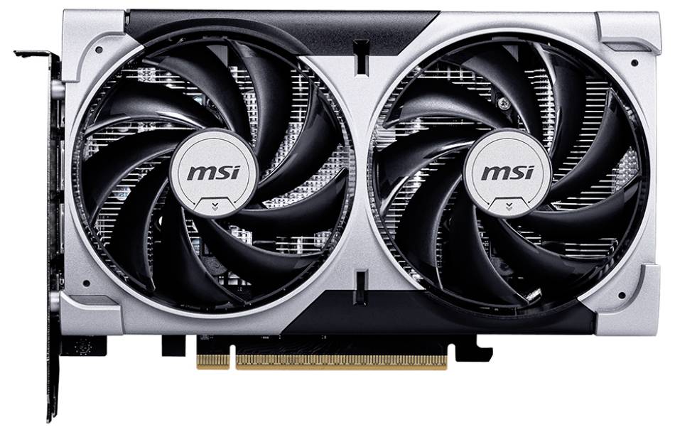 MSI Carte graphique Nvidia GeForce RTX 5060 8G Ventus 2X OC 8 GB GDDR7 RAM PCIe x8 HDMI™, DisplayPort overclockée, mode -1