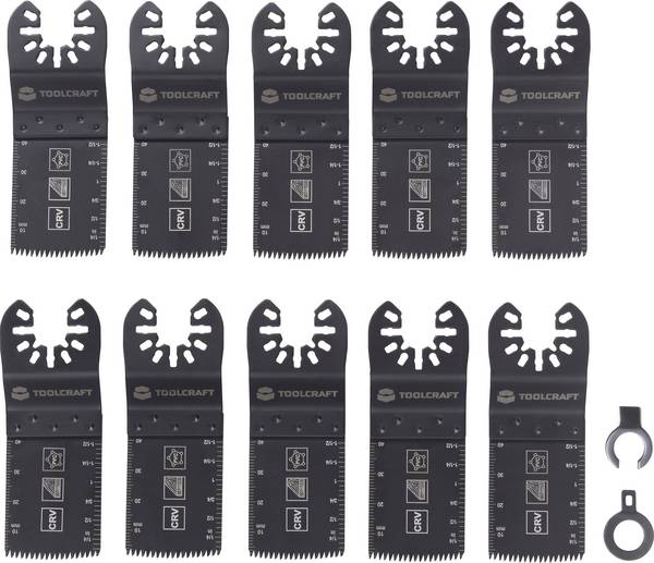 TOOLCRAFT TO-10283853  Acier Chrome-Vanadium Set outils multifonction  32 mm  10 pc(s)