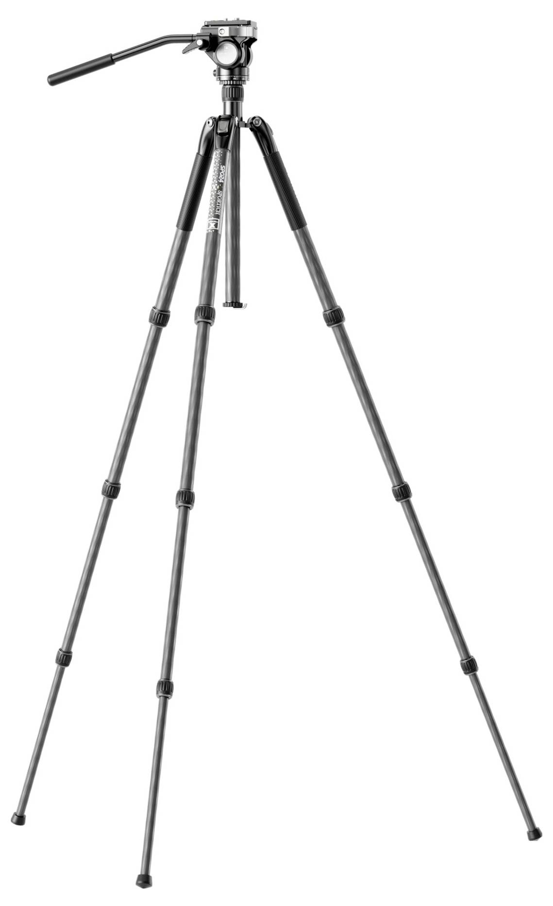 SIRUI Europe Sirui Sportich SP024 + B5X Carbon Trépied 1/4 pouce Hauteur de travail=31 - 159 cm carbone housse incluse-3