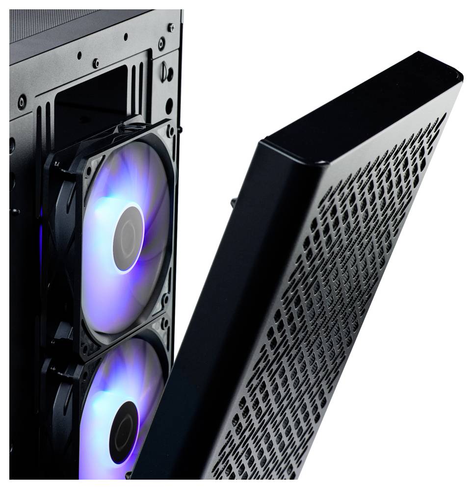 Cooler Master Elite 502, Midi Tower, PC, Noir, ATX, EATX, ITX, micro ATX, Acier, Gaming-1
