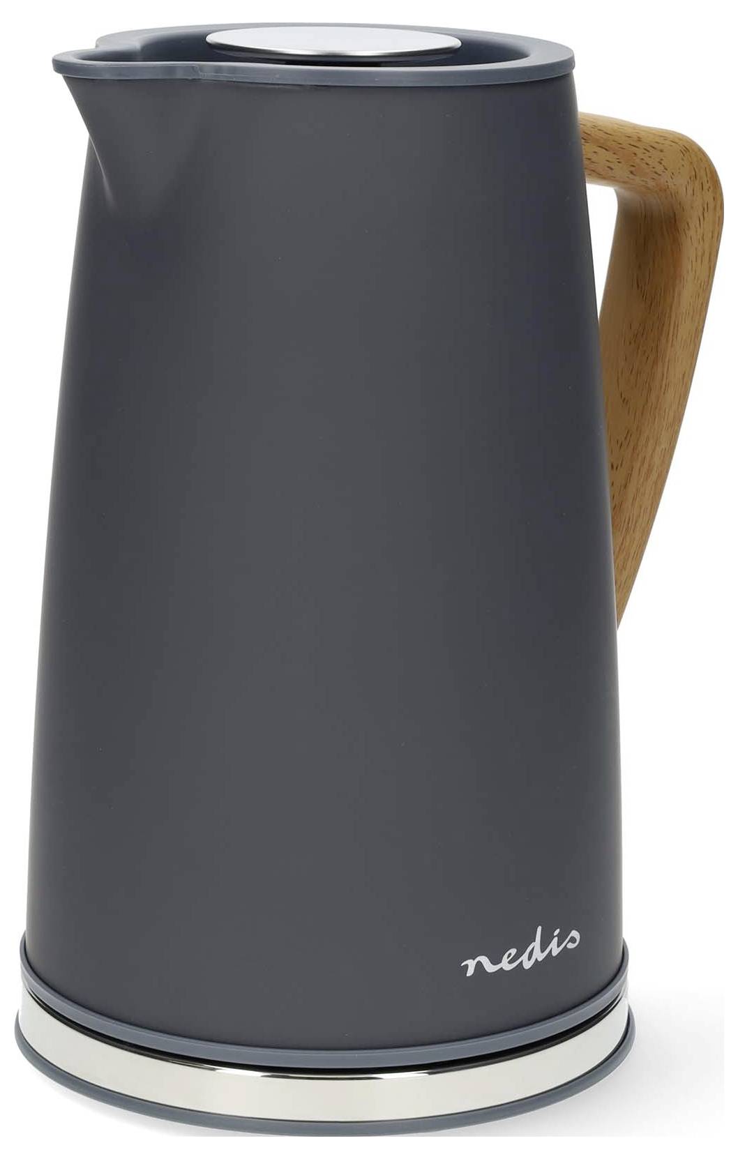 Nedis KAWK510EGY Bouilloire voyant lumineux gris Contenance: 1.7 l-2