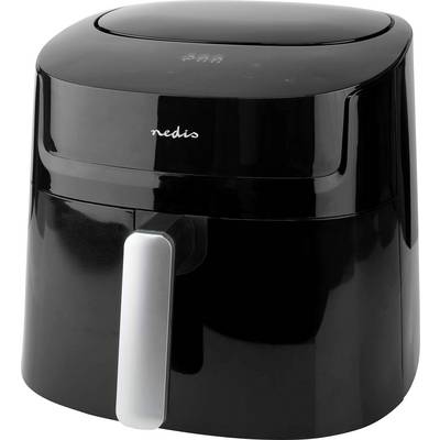 Nedis KAAF170BK Friteuse à air chaud 7.2 l 1800 fonction minuteur, sans BPA, revêtement anti-adhésif noir-0