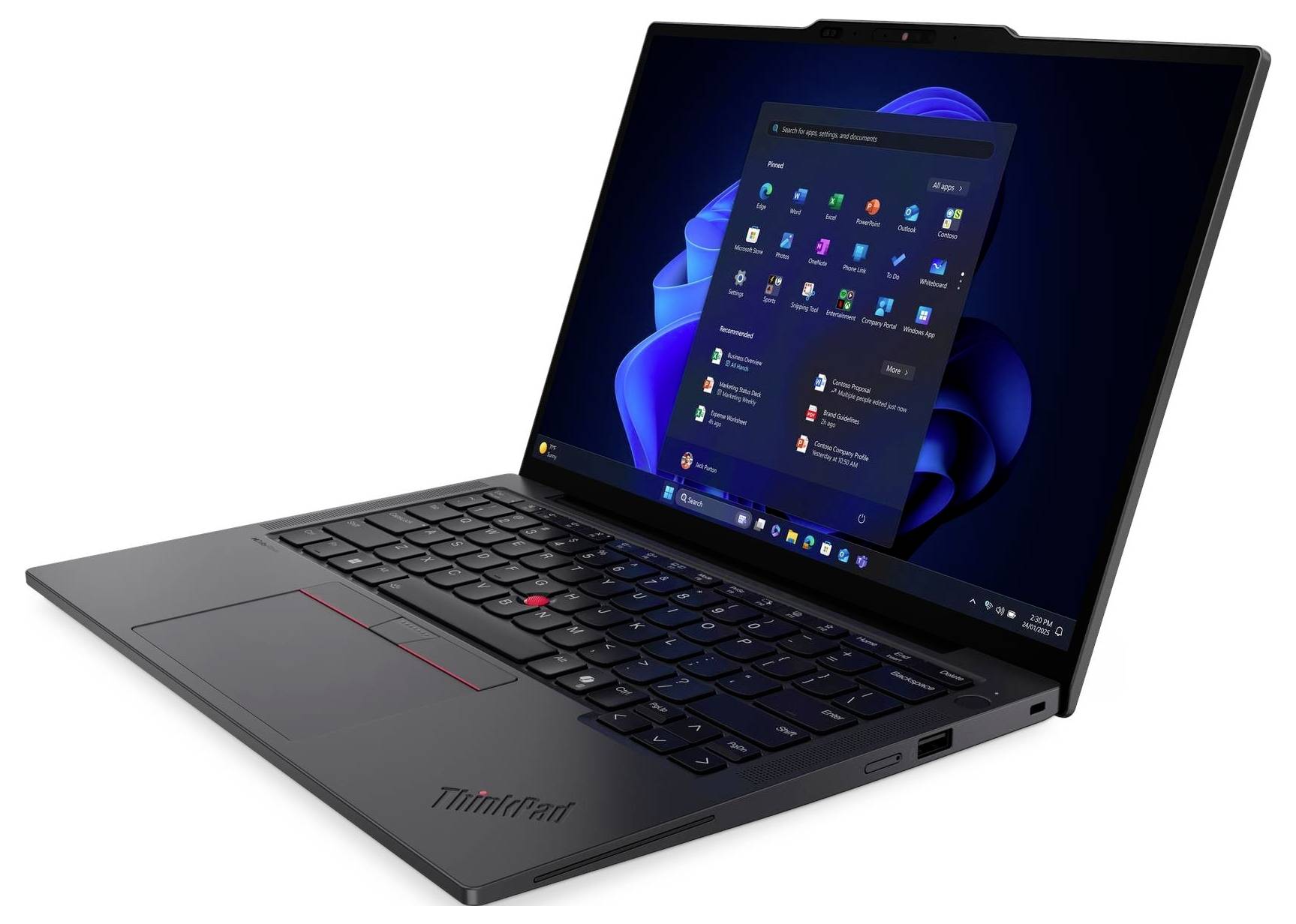 Lenovo Notebook ThinkPad X13 Gen 6 (Intel) 33.8 cm (13.3 pouces) WUXGA Intel® Core™ Ultra 7 255U 32 GB RAM 1 TB SSD alle-2