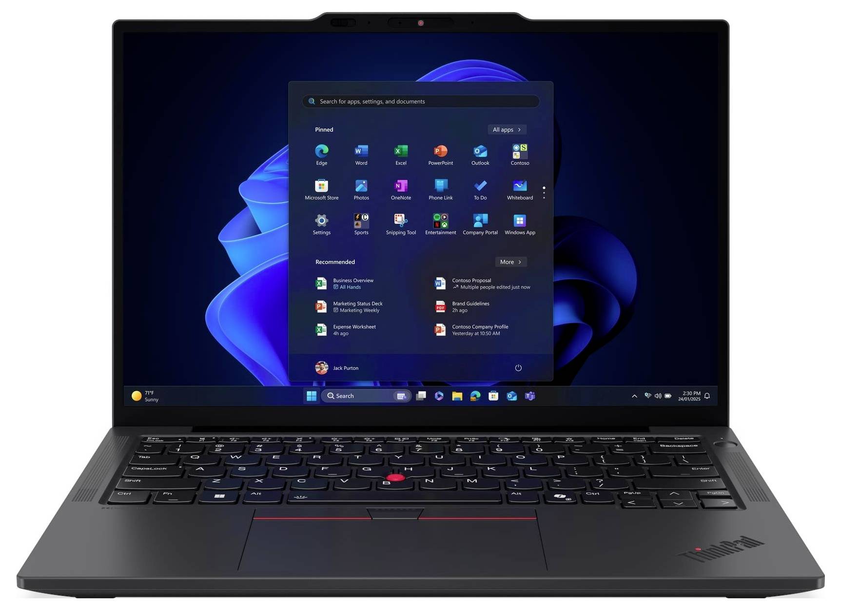 Lenovo Notebook ThinkPad X13 Gen 6 (Intel) 33.8 cm (13.3 pouces) WUXGA Intel® Core™ Ultra 7 255U 32 GB RAM 1 TB SSD alle-5