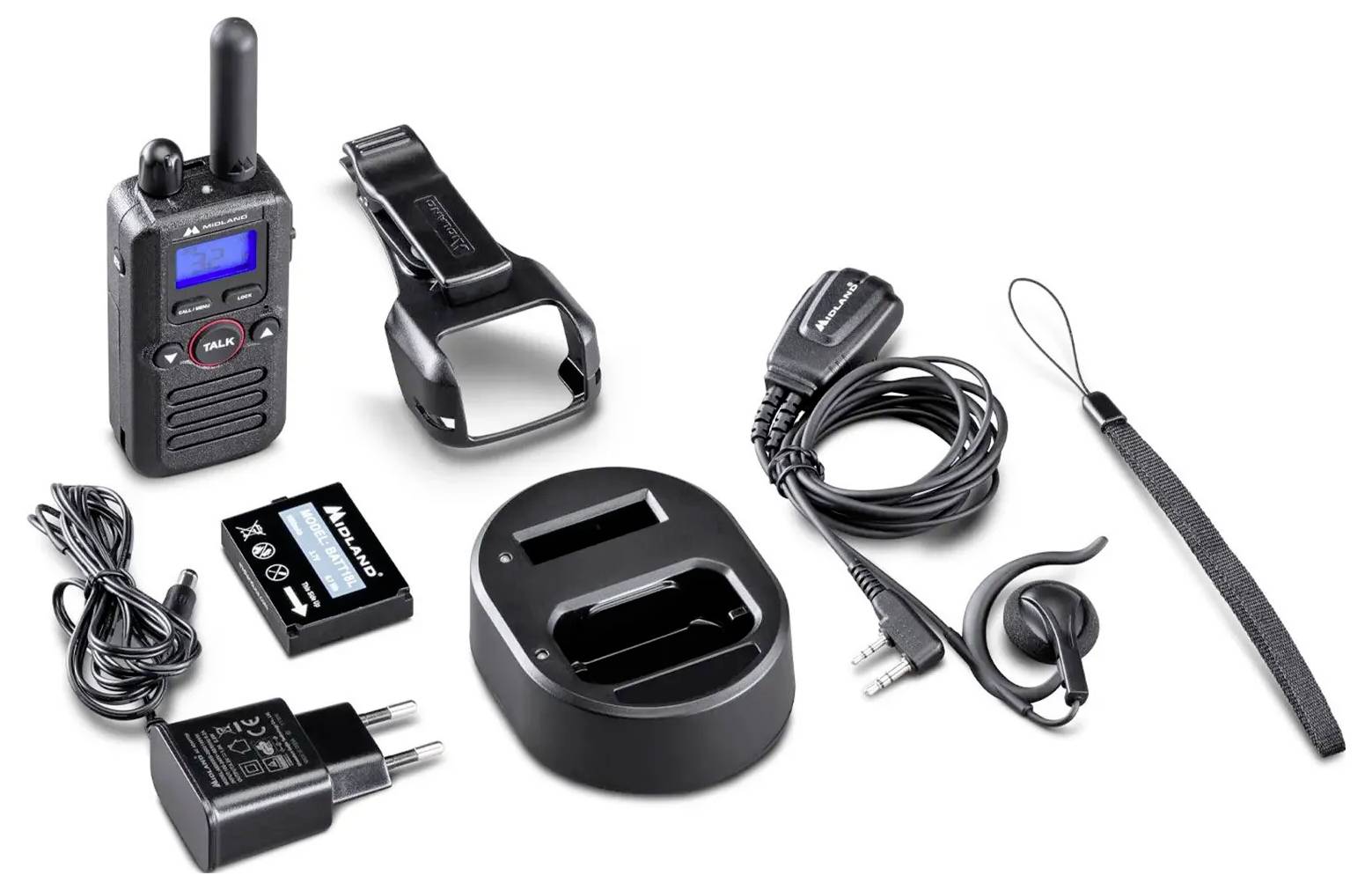 Midland Midland BR180 Business Radio, PMR, Einzelgerät C1625 Talkie-walkie PMR-5