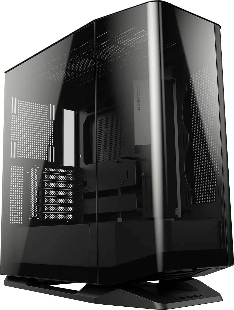 Tour midi Cougar FV270 Boîtier PC noir fenêtre latérale-0