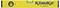 Un niveau à bulle jaune vif sur lequel est imprimé 'Klauke KL 425 400', indiquant une position parfaitement équilibrée et horizontale.