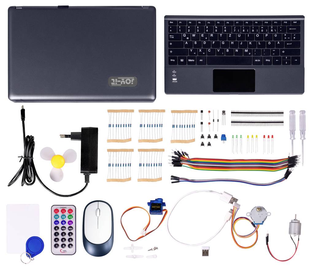 Joy-it JP-Notebook-Pi5-8 Raspberry Pi® 5 B 8 GB 4 x 2.4 GHz avec mallette de rangement, avec alimentation-21