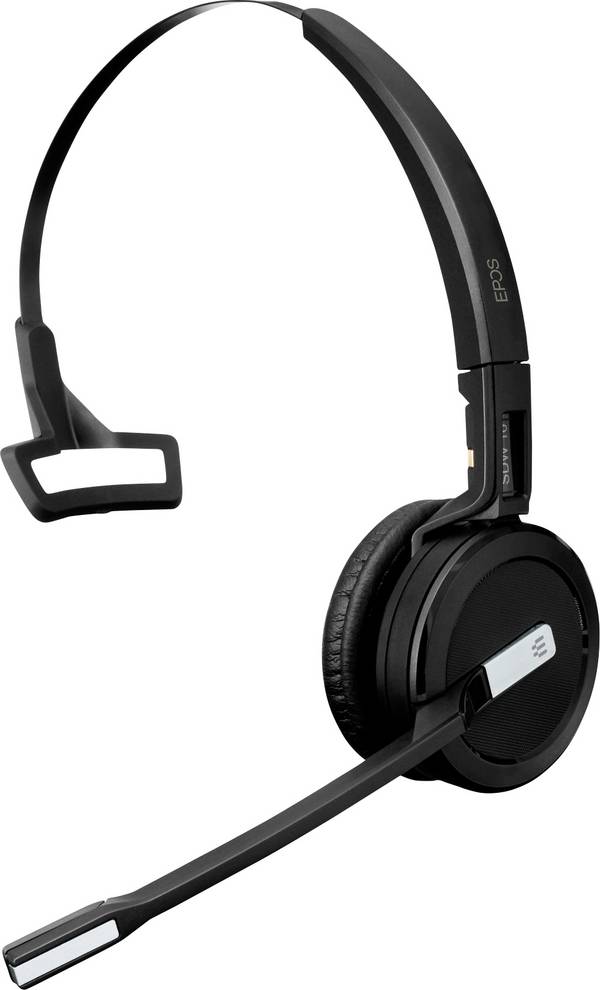 EPOS IMPACT SDW 5016T  Micro-casque supra-auriculaire sans fil, DECT Mono noir Noise Cancelling, Suppression du bruit du microphone  téléphone