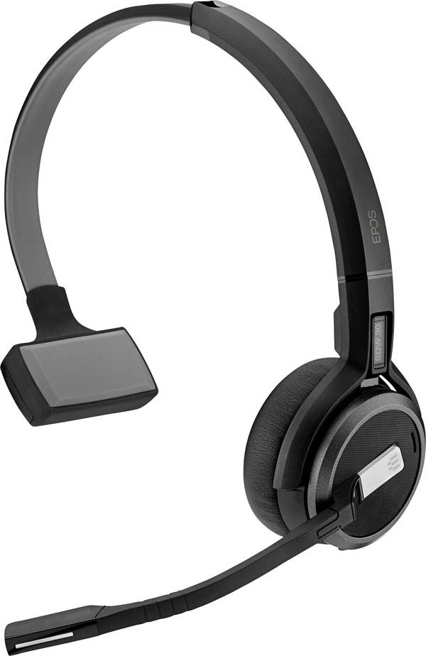 EPOS IMPACT SDW 5036T  Micro-casque supra-auriculaire sans fil, DECT Mono noir Noise Cancelling, Suppression du bruit du microphone  téléphone